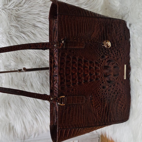 Brahmin Handbags - 🤎🔹️Brahmin 🔹️Ashlee  Pecan Melbourne Genuine Leather Tote
